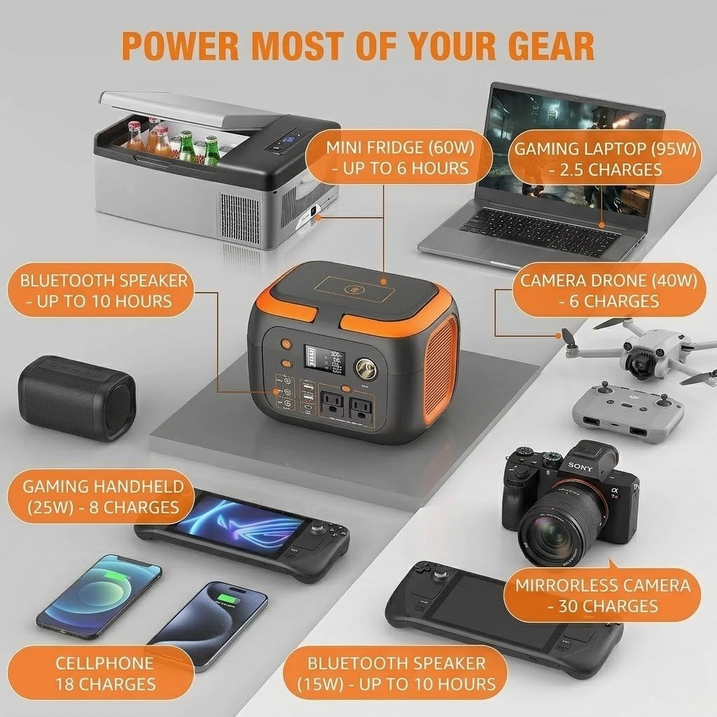 ⚡ 300W Portable Power Station – Power Your Freedom Anywhere