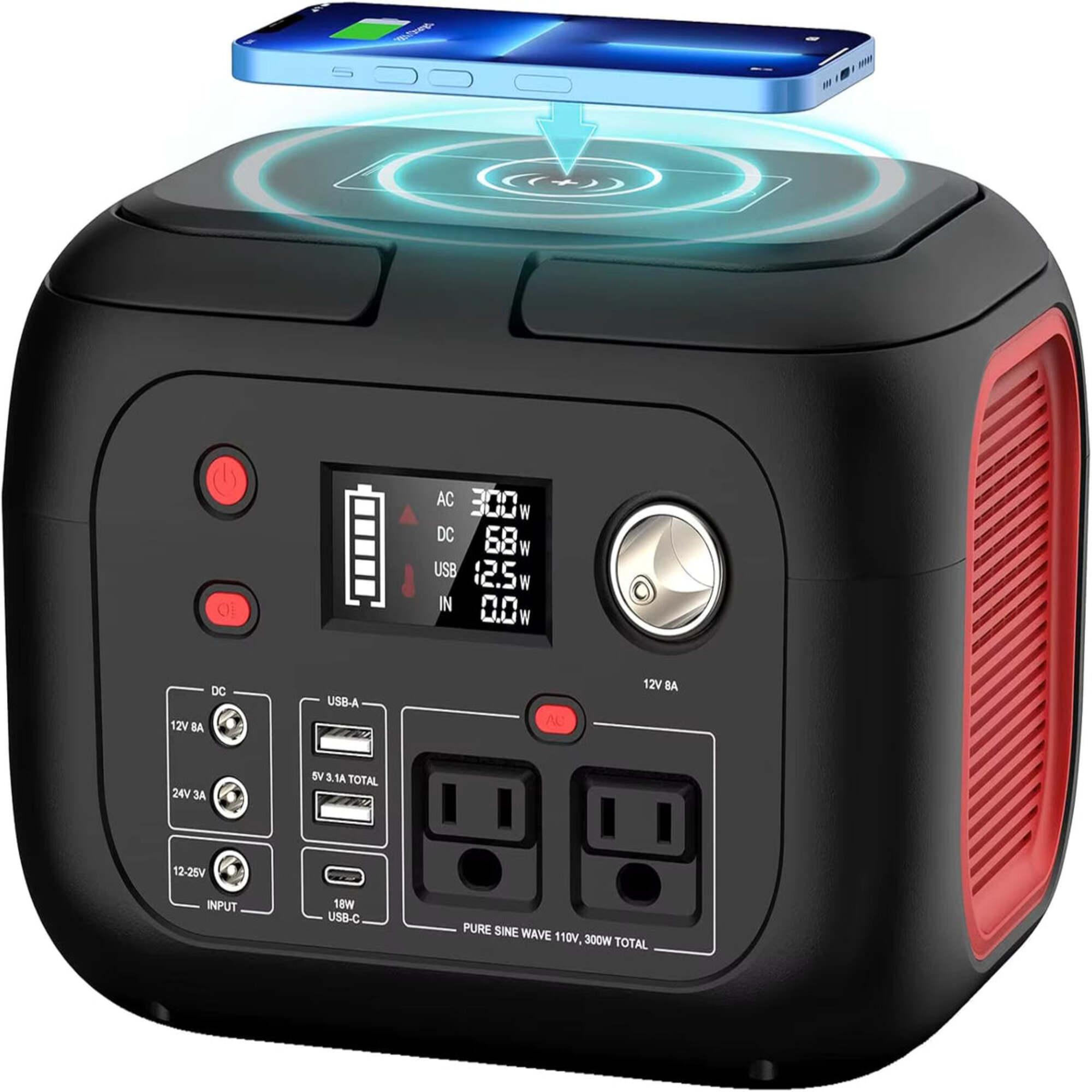 ⚡ 300W Portable Power Station – Power Your Freedom Anywhere