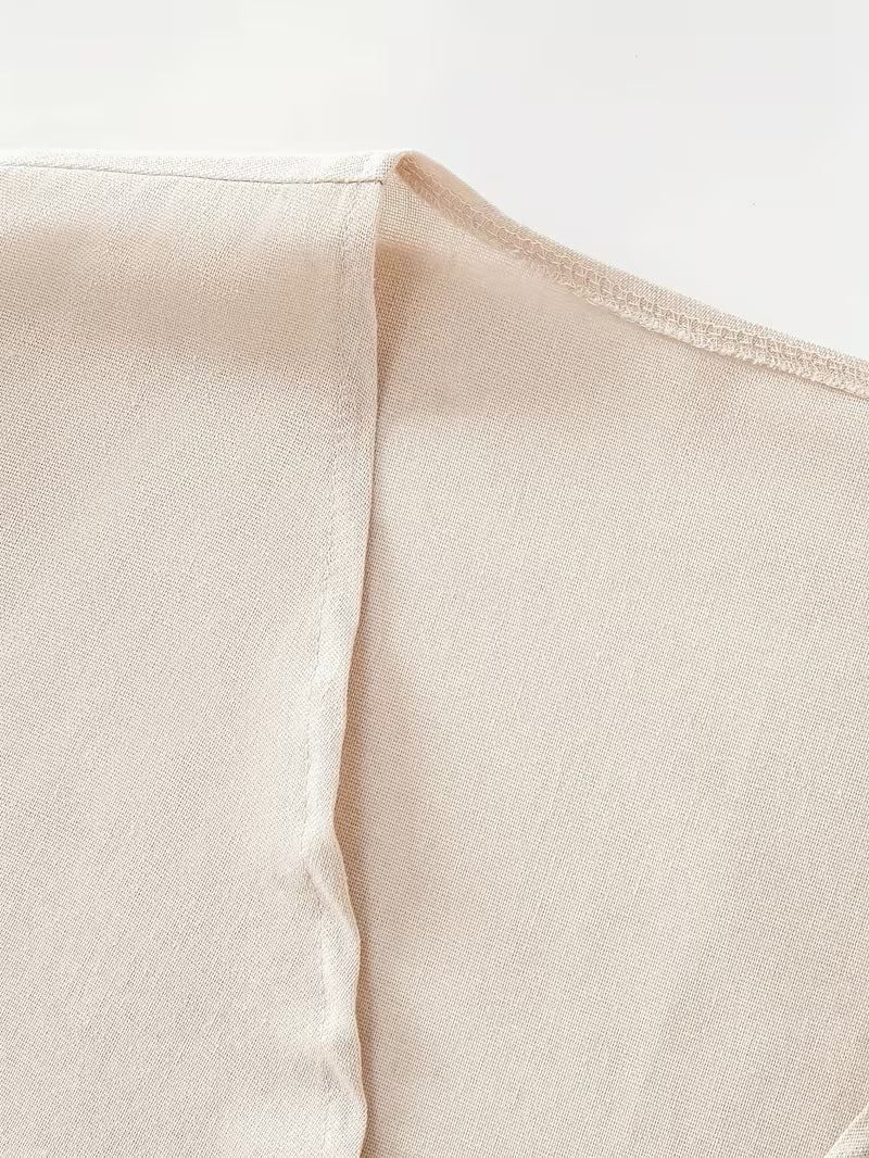 1pc Women's Breathable Embroidered Open Kimono Abaya Muslim Kaftan Dress Islamic Garment Robe Travel Cover-Up