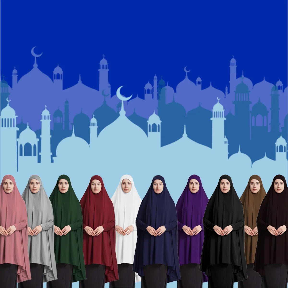 صلاة صلاة نسائية طويلة بغطاء كامل – خمار للصلاة محتوى الخاص بك