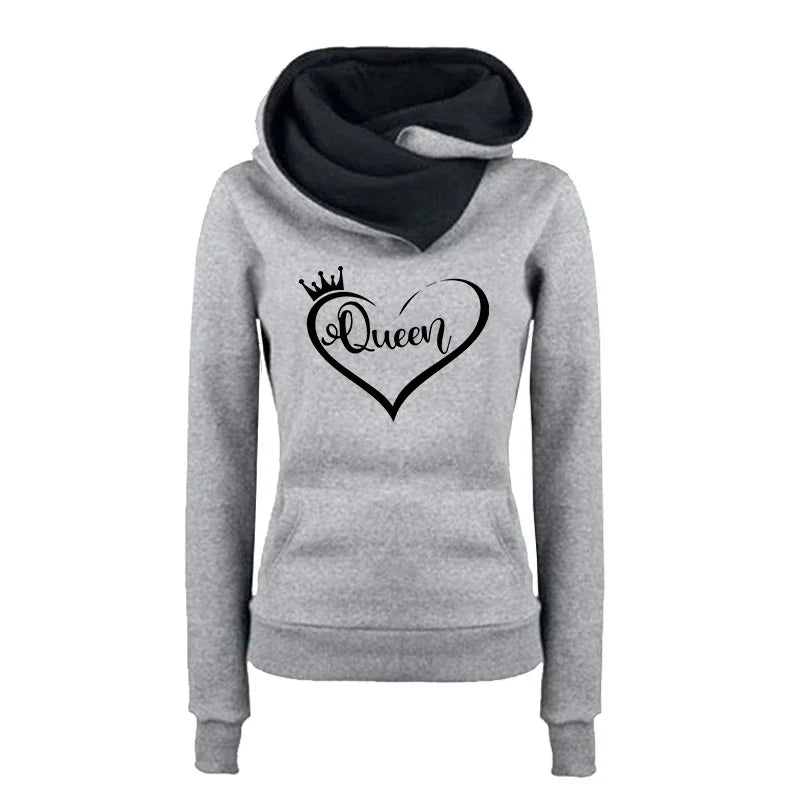 طقم رياضي نسائي كاجوال – هودي بأكمام طويلة مع بنطال رياضي مريح