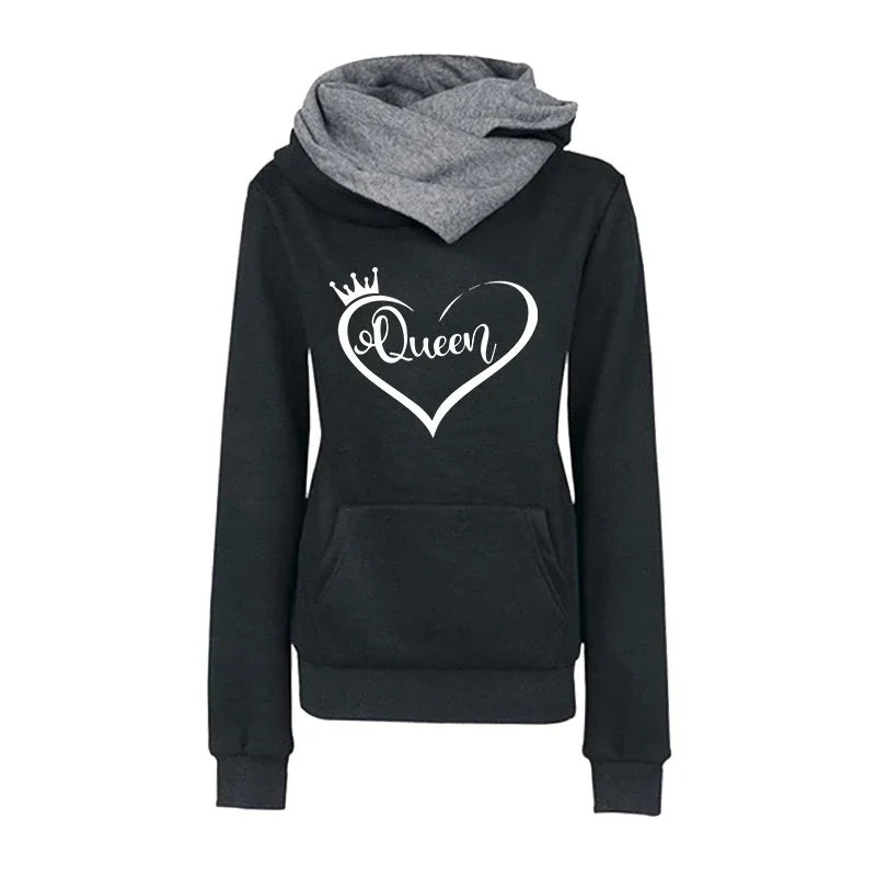 طقم رياضي نسائي كاجوال – هودي بأكمام طويلة مع بنطال رياضي مريح