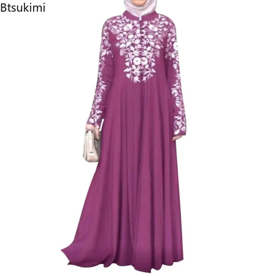 عباية كيمونو مطرزة فاخرة – عباية نسائية مفتوحة من الساتان بتصميم أنيق للمناسبات