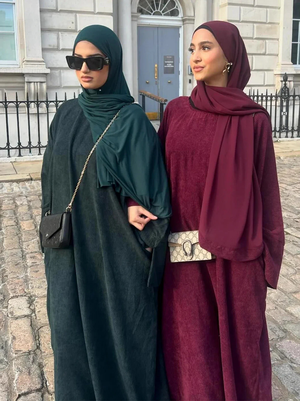 فستان جلابية نسائي أنيق للمناسبات – عباية طويلة فاخرة لرمضان والعيد بتصميم عربي راقٍ