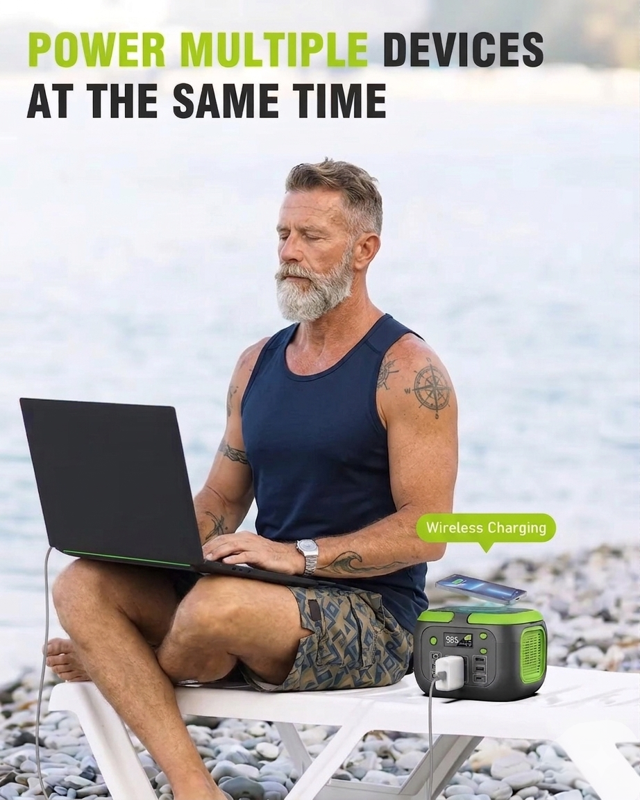 ⚡ 200W Portable Power Station – Reliable Power for Every Journey