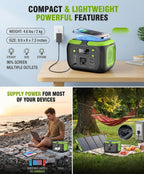 ⚡ 200W Portable Power Station – Reliable Power for Every Journey