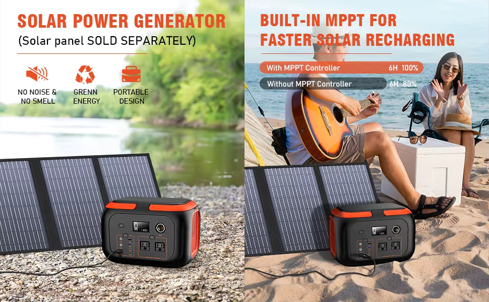⚡600 Portable Power Station – 600W Reliable Backup Power Anywhere