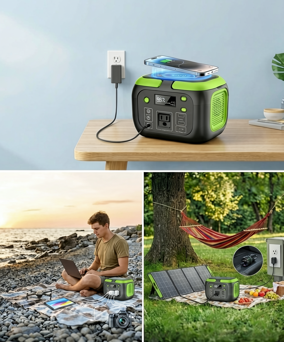 ⚡ 200W Portable Power Station – Reliable Power for Every Journey