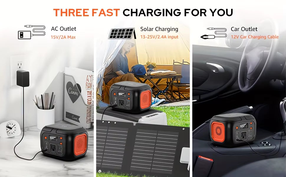 ⚡ 150W Portable Power Station – Compact Power for Travel &amp; Emergencies