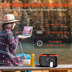 ⚡600 Portable Power Station – 600W Reliable Backup Power Anywhere